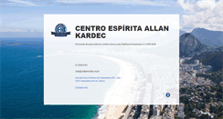 Desktop Screenshot of ceallankardec.org.br